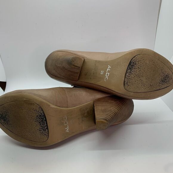 Aldo Tan stud heeled bootie - Picture 8 of 8